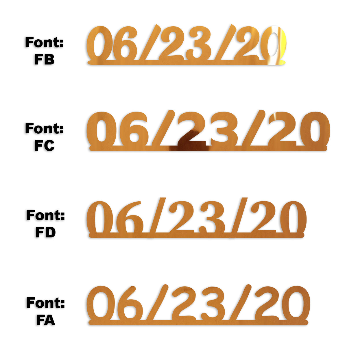 Custom-Fetti Date - 06/23/24 or 06/23/25  Orange