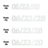 Custom-Fetti Date - 06/23/24 or 06/23/25  White