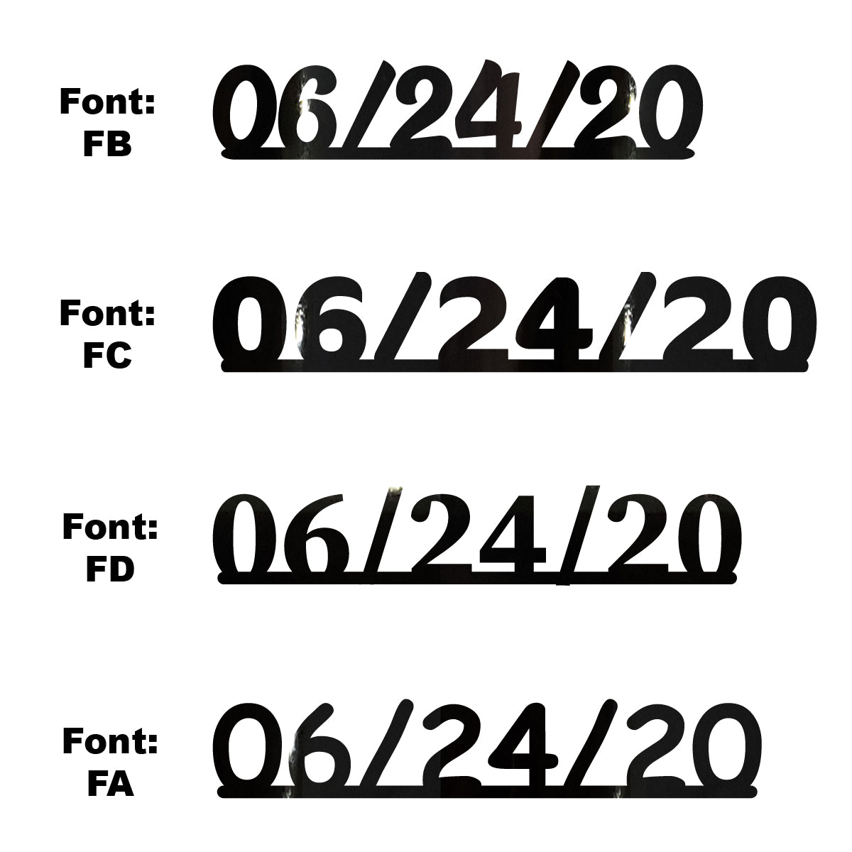 Custom-Fetti Date - 06/24/24 or 06/24/25  Black