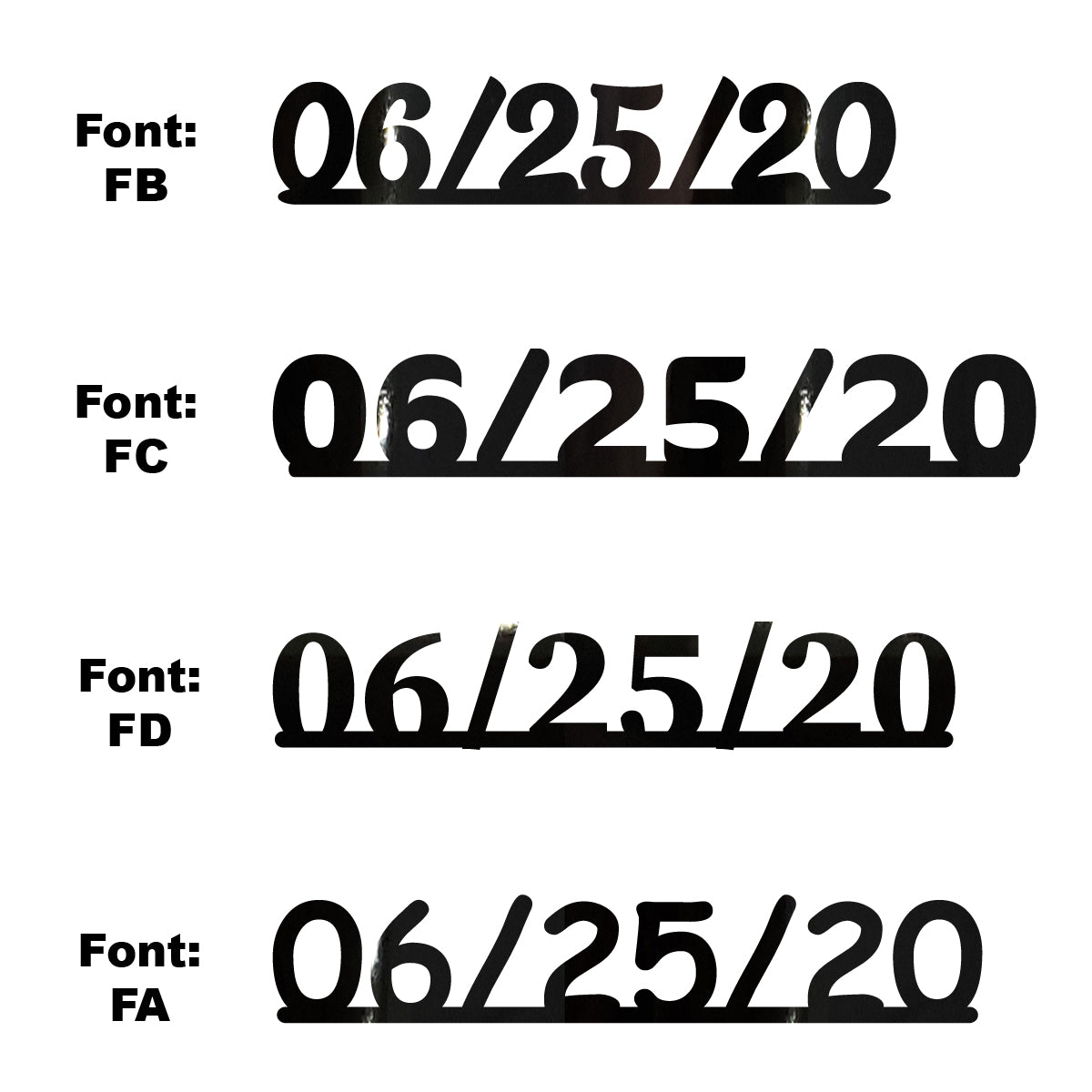 Custom-Fetti Date - 06/25/24 or 06/25/25  Black