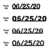 Custom-Fetti Date - 06/25/24 or 06/25/25  Black