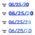 Custom-Fetti Date - 06/25/24 or 06/25/25  Blue Royal