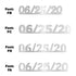 Custom-Fetti Date - 06/25/24 or 06/25/25  Silver