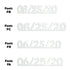 Custom-Fetti Date - 06/25/24 or 06/25/25  White