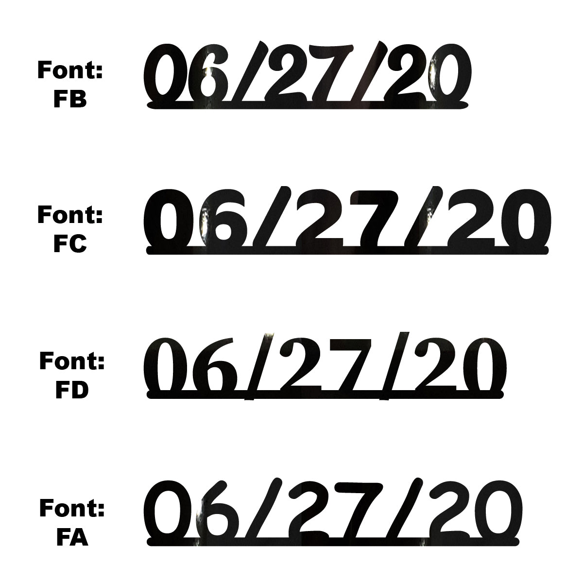 Custom-Fetti Date - 06/27/24 or 06/27/25  Black