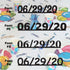 Custom-Fetti Date - 06/29/24 or 06/29/25  Black