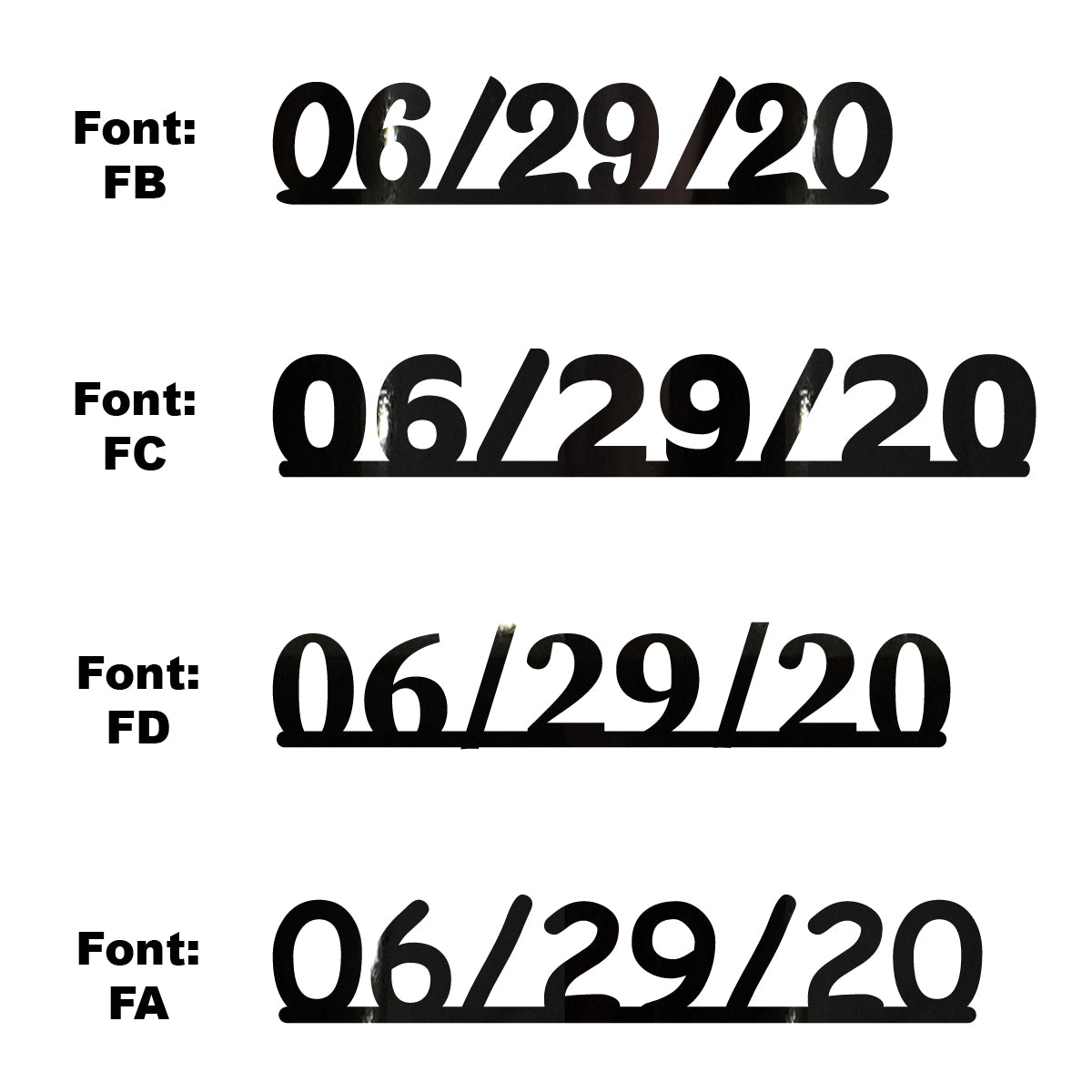 Custom-Fetti Date - 06/29/24 or 06/29/25  Black