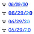 Custom-Fetti Date - 06/29/24 or 06/29/25  Blue Royal