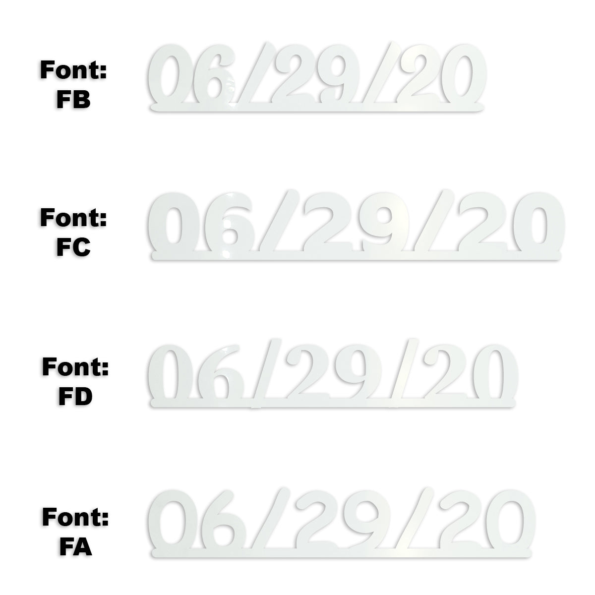 Custom-Fetti Date - 06/29/24 or 06/29/25  White