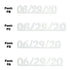 Custom-Fetti Date - 06/29/24 or 06/29/25  White