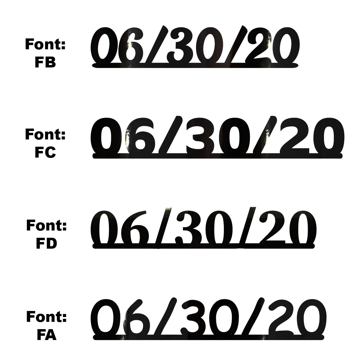 Custom-Fetti Date - 06/30/24 or 06/30/25  Black