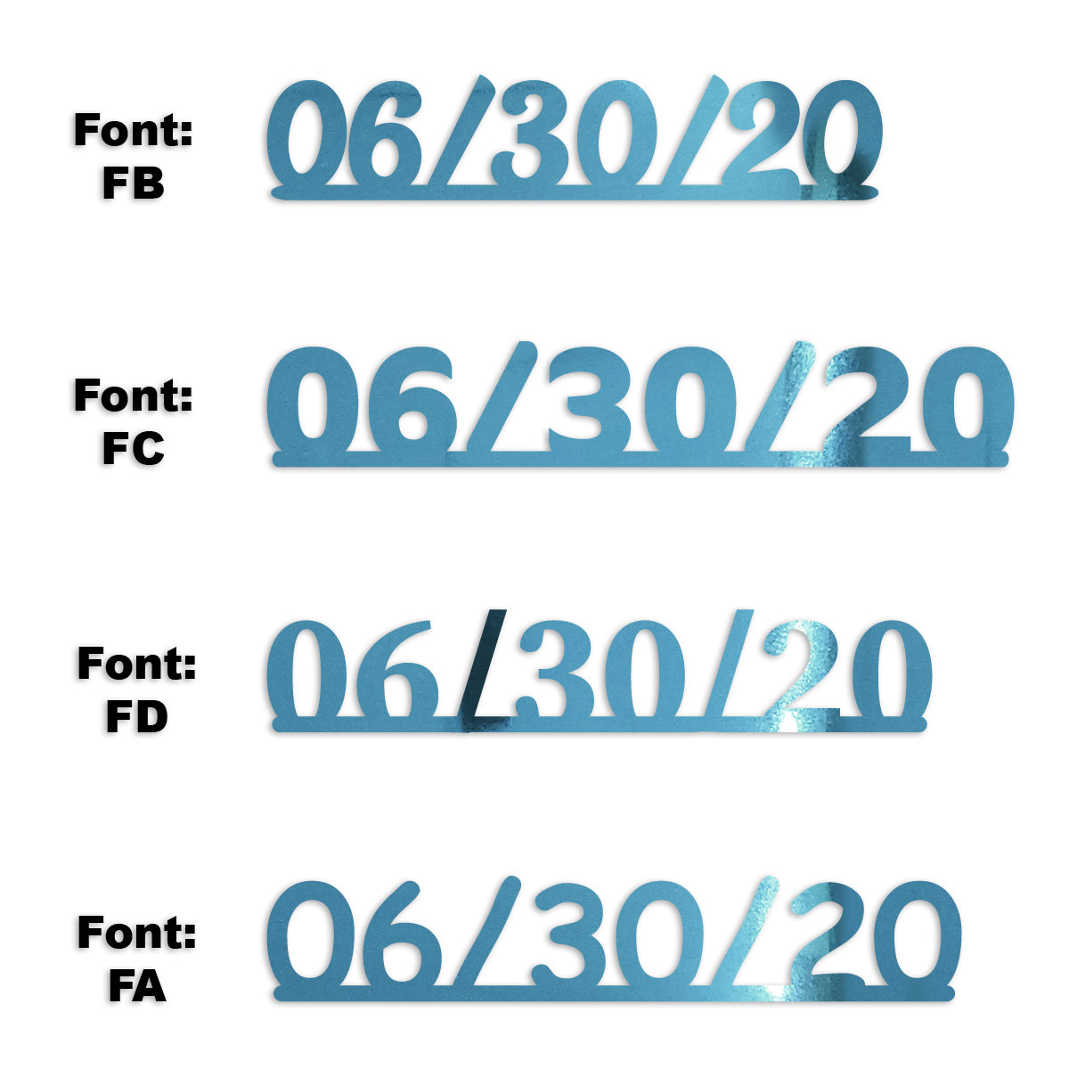 Custom-Fetti Date - 06/30/24 or 06/30/25  Blue Sky