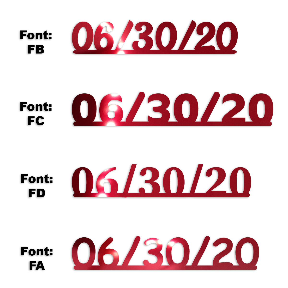 Custom-Fetti Date - 06/30/24 or 06/30/25  Red