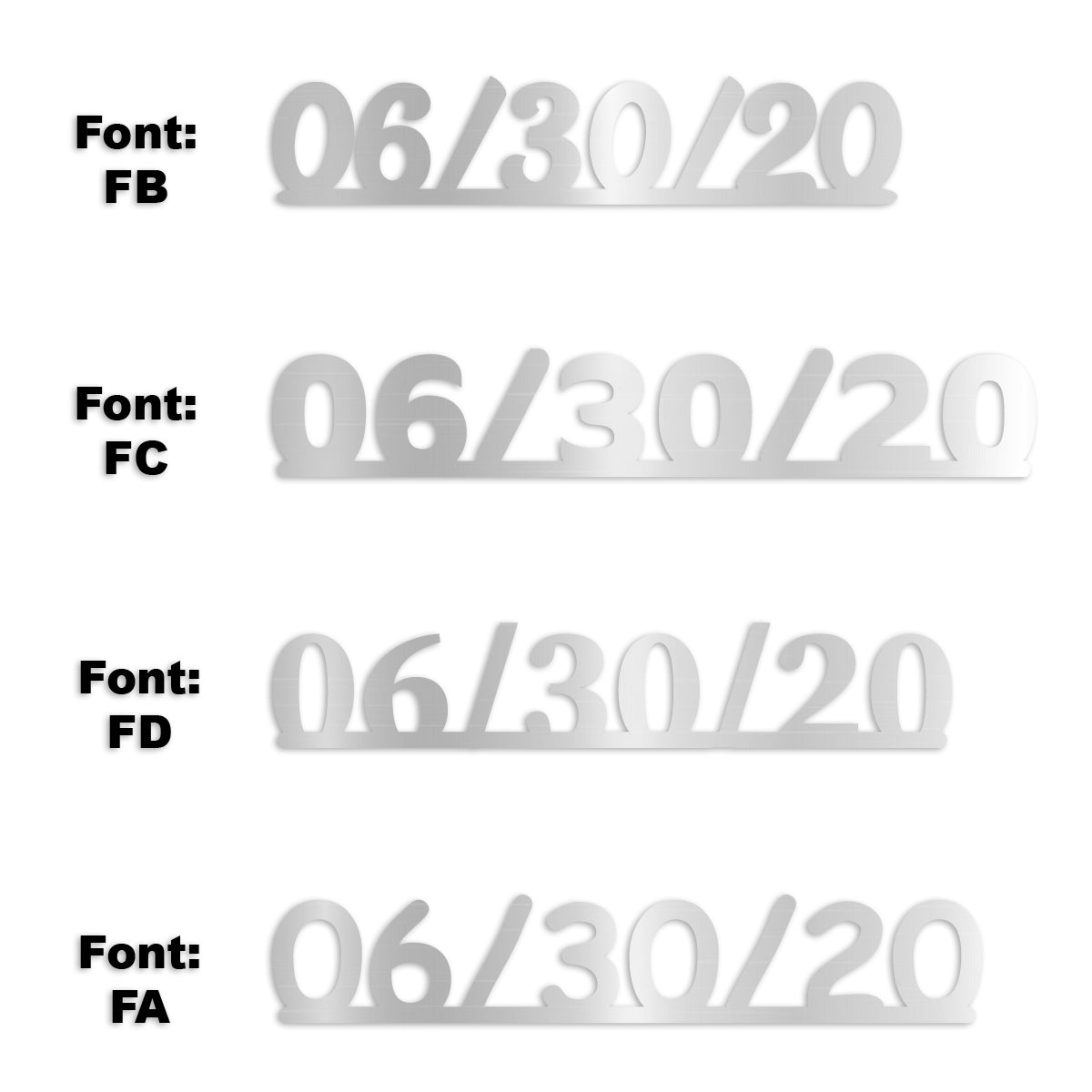 Custom-Fetti Date - 06/30/24 or 06/30/25  Silver