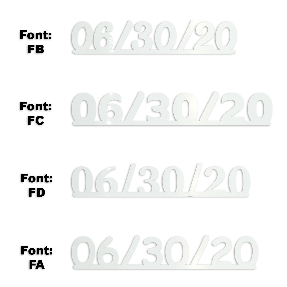 Custom-Fetti Date - 06/30/24 or 06/30/25  White