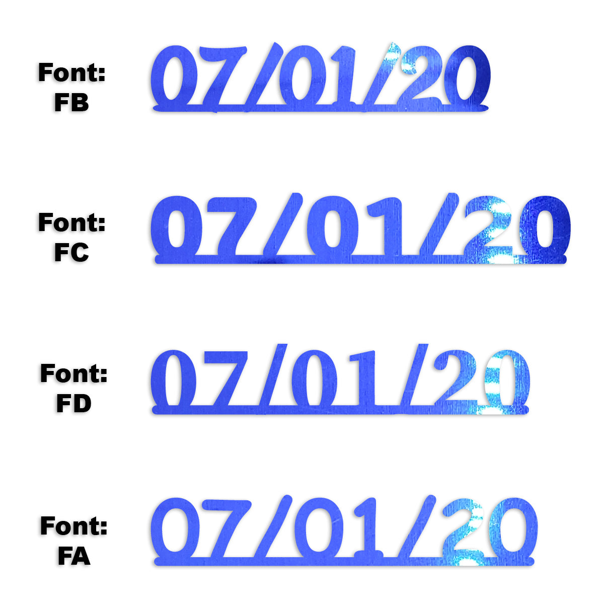Custom-Fetti Date - 07/01/24 or 07/01/25  Blue Royal