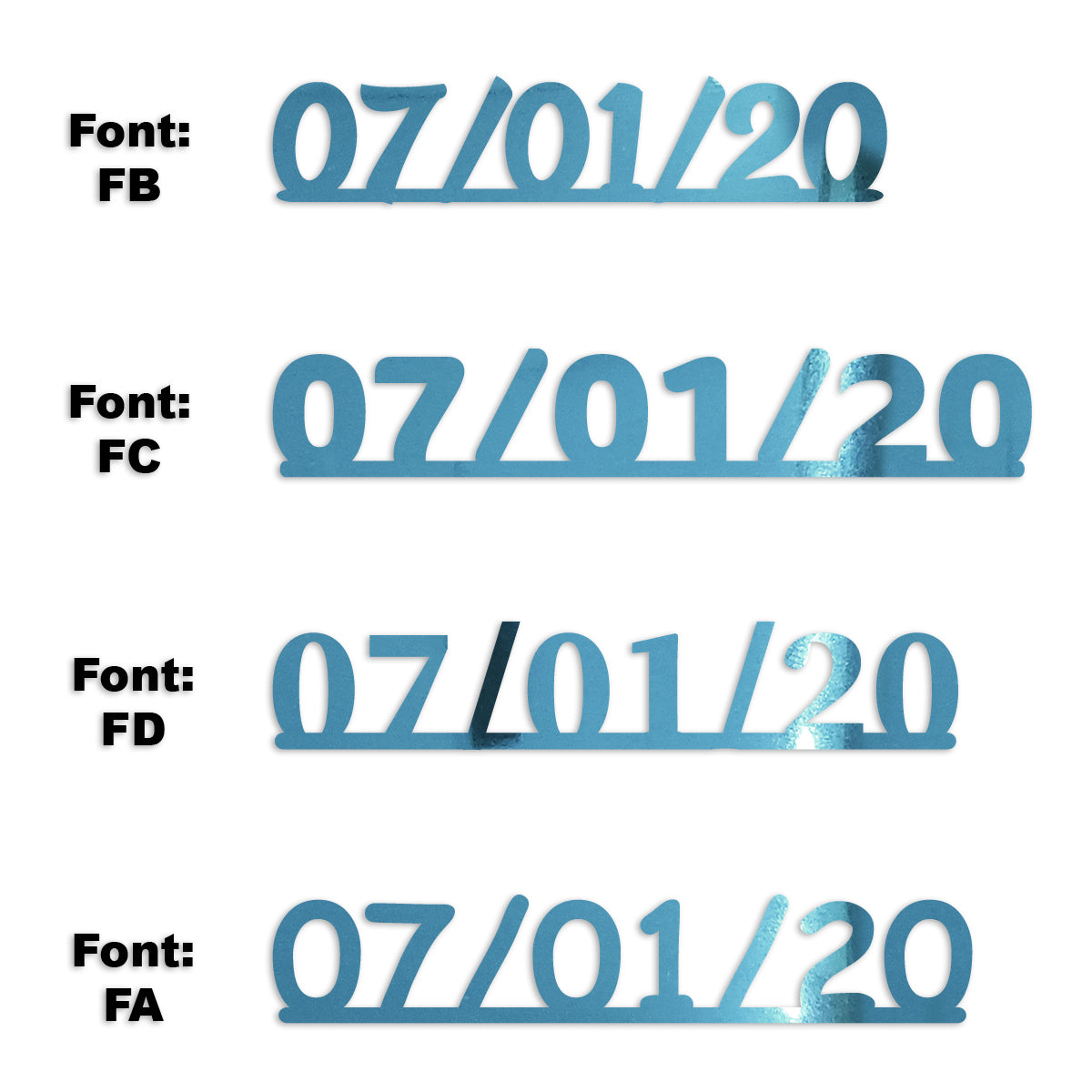 Custom-Fetti Date - 07/01/24 or 07/01/25  Blue Sky