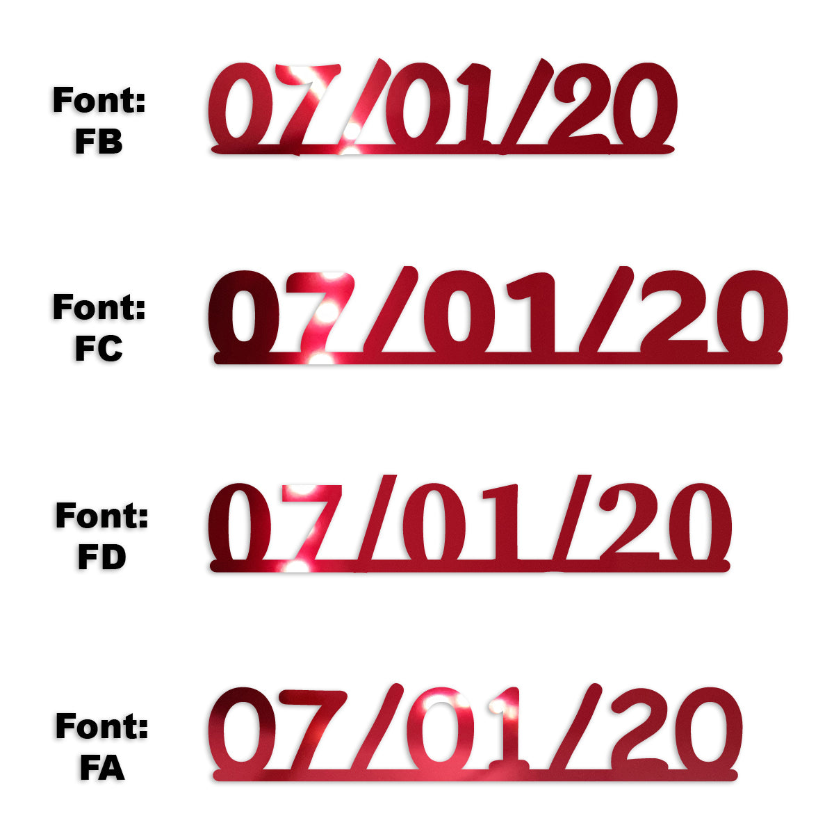 Custom-Fetti Date - 07/01/24 or 07/01/25  Red