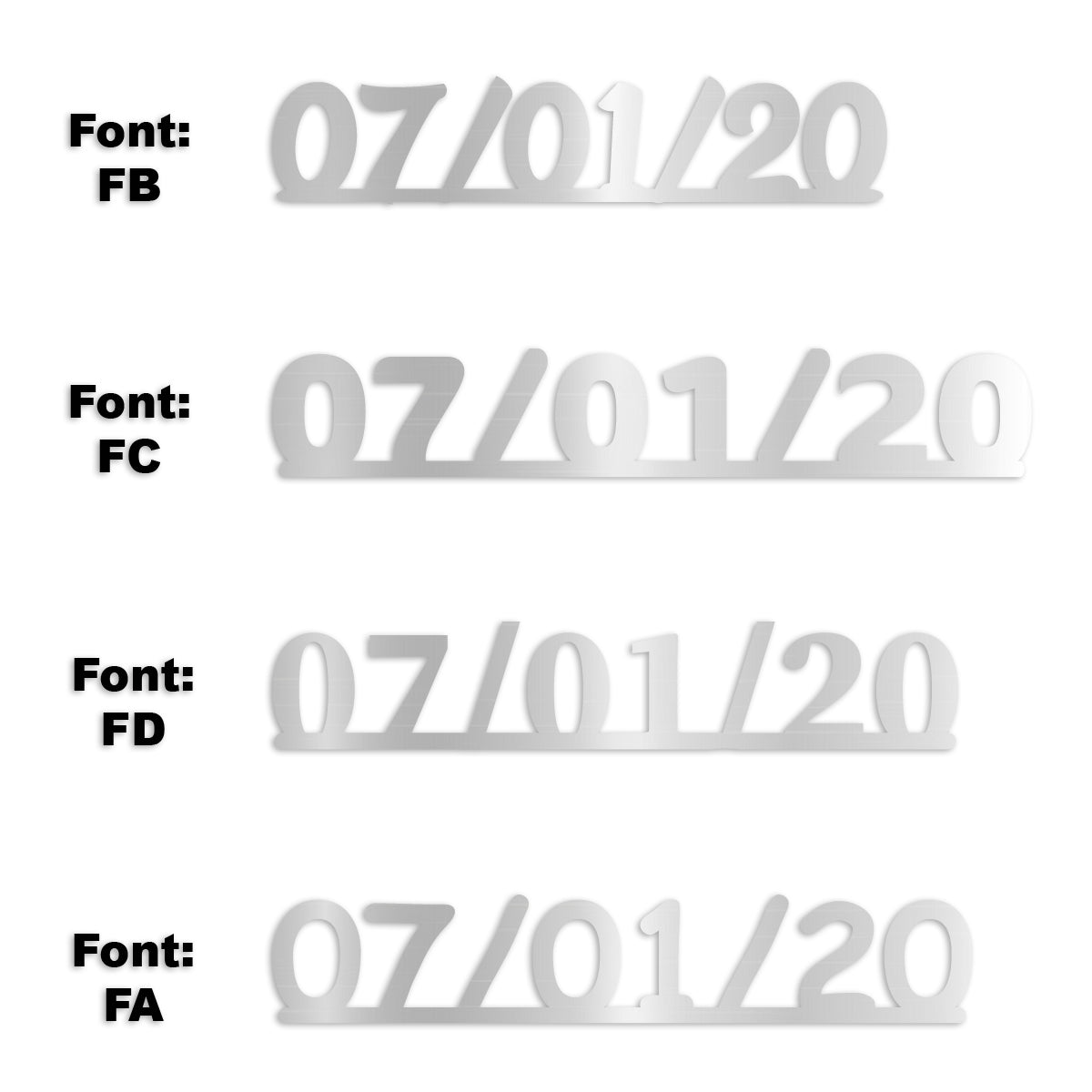 Custom-Fetti Date - 07/01/24 or 07/01/25  Silver
