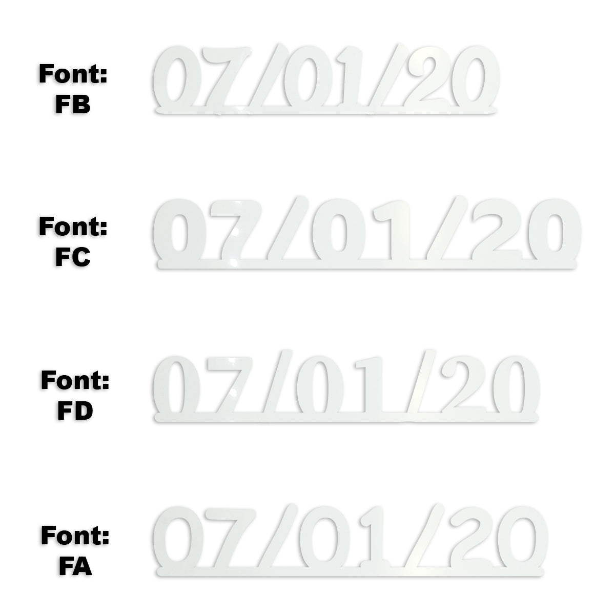 Custom-Fetti Date - 07/01/24 or 07/01/25  White