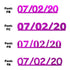 Custom-Fetti Date - 07/02/24 or 07/02/25  Fuchsia