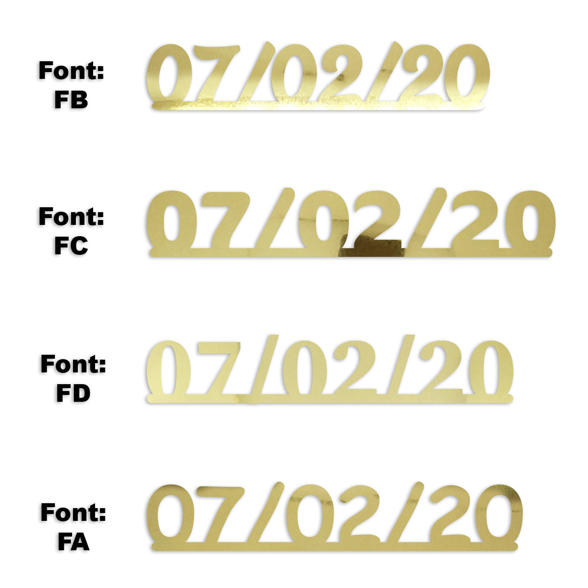 Custom-Fetti Date - 07/02/24 or 07/02/25  Gold
