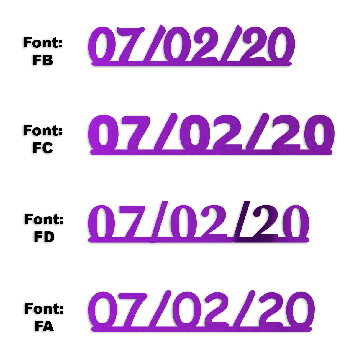 Custom-Fetti Date - 07/02/24 or 07/02/25  Purple