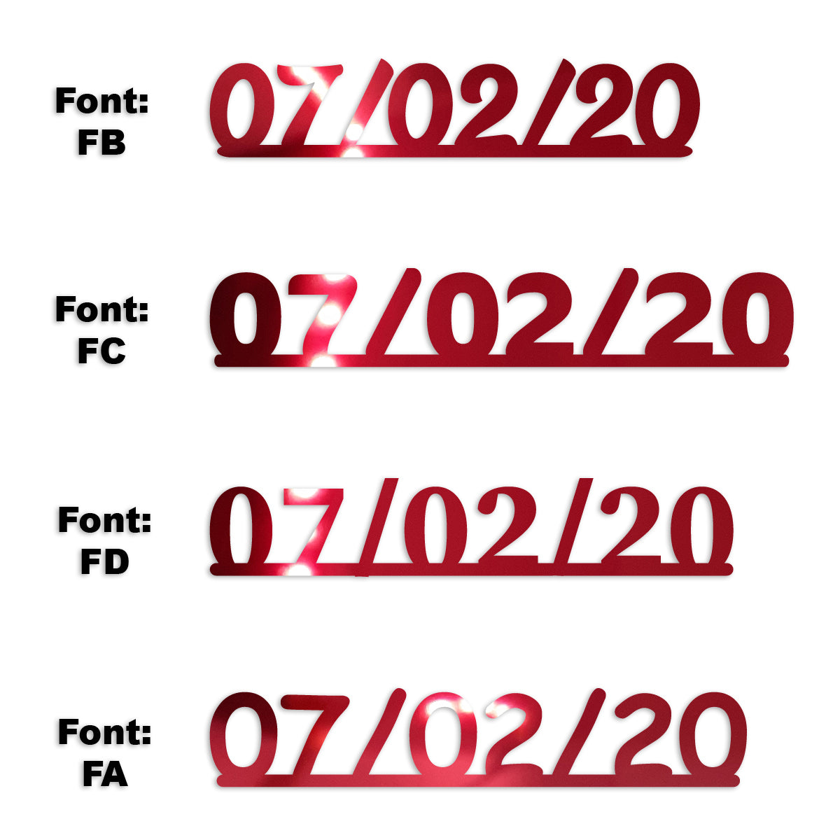 Custom-Fetti Date - 07/02/24 or 07/02/25  Red