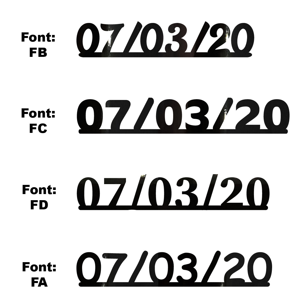 Custom-Fetti Date - 07/03/24 or 07/03/25  Black