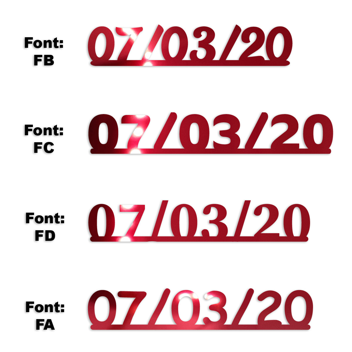 Custom-Fetti Date - 07/03/24 or 07/03/25  Red