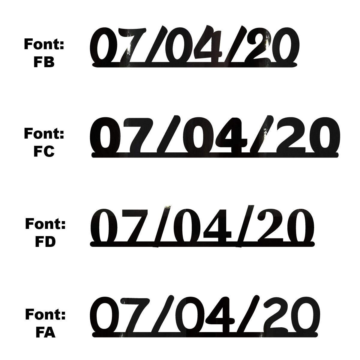 Custom-Fetti Date - 07/04/24 or 07/04/25  Black