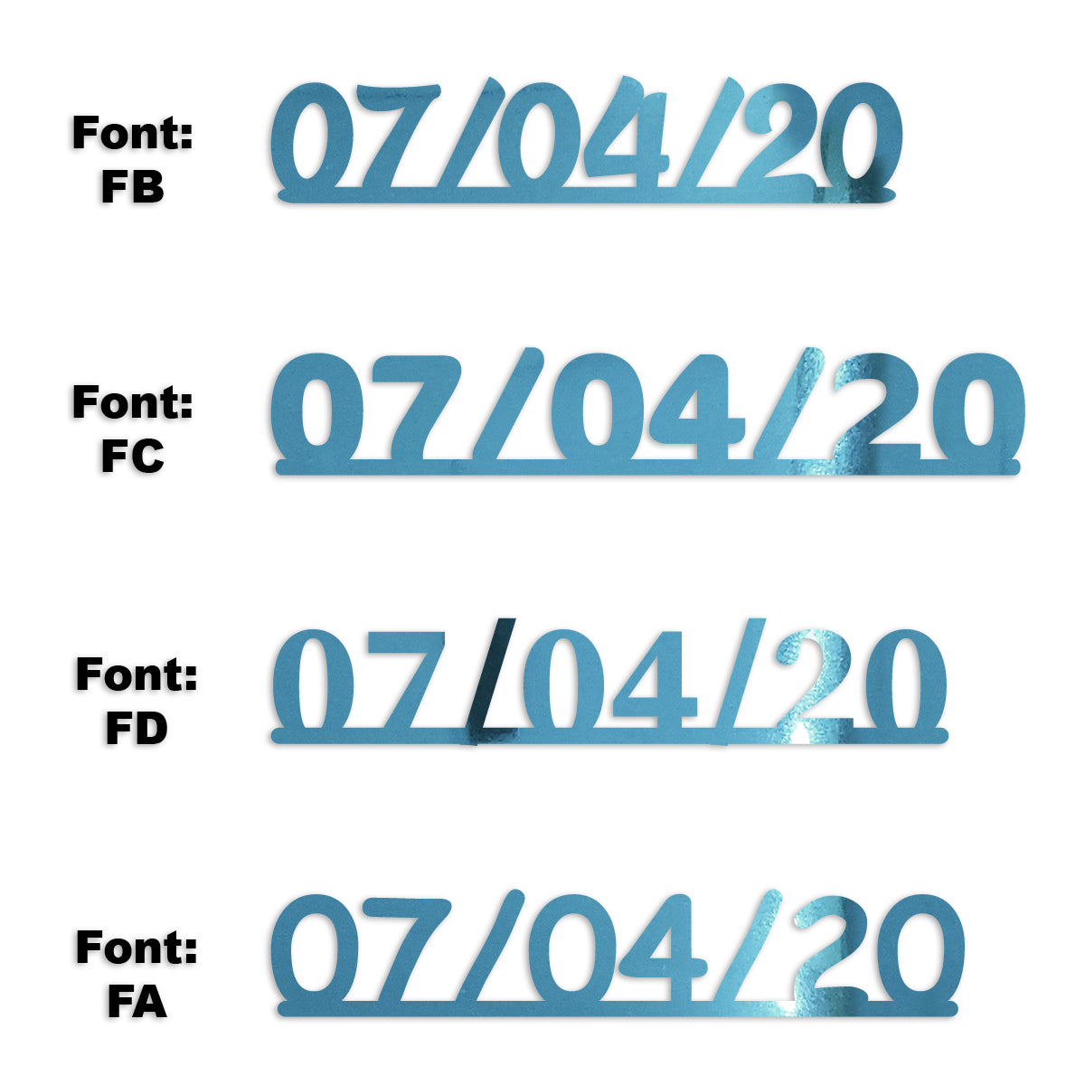 Custom-Fetti Date - 07/04/24 or 07/04/25  Blue Sky