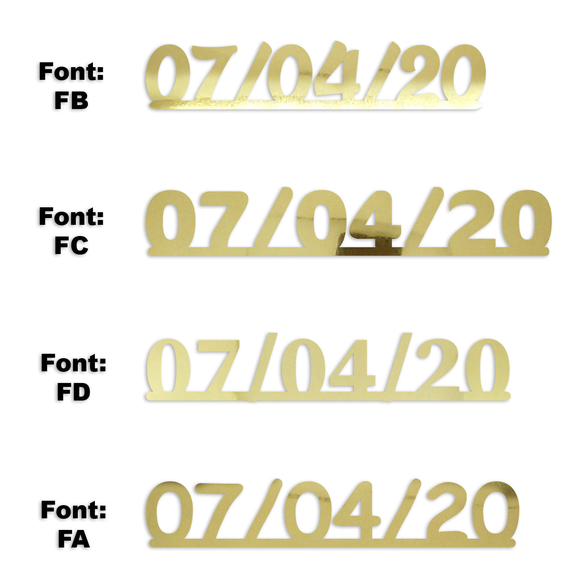 Custom-Fetti Date - 07/04/24 or 07/04/25  Gold
