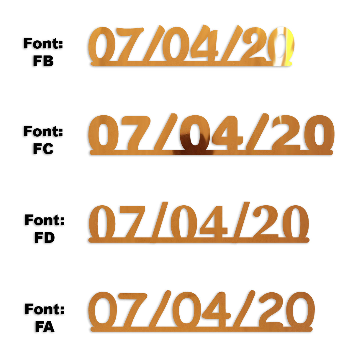 Custom-Fetti Date - 07/04/24 or 07/04/25  Orange