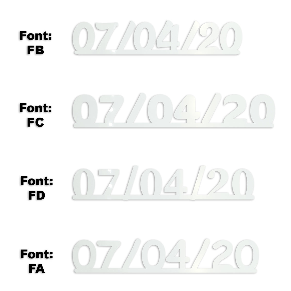 Custom-Fetti Date - 07/04/24 or 07/04/25  White