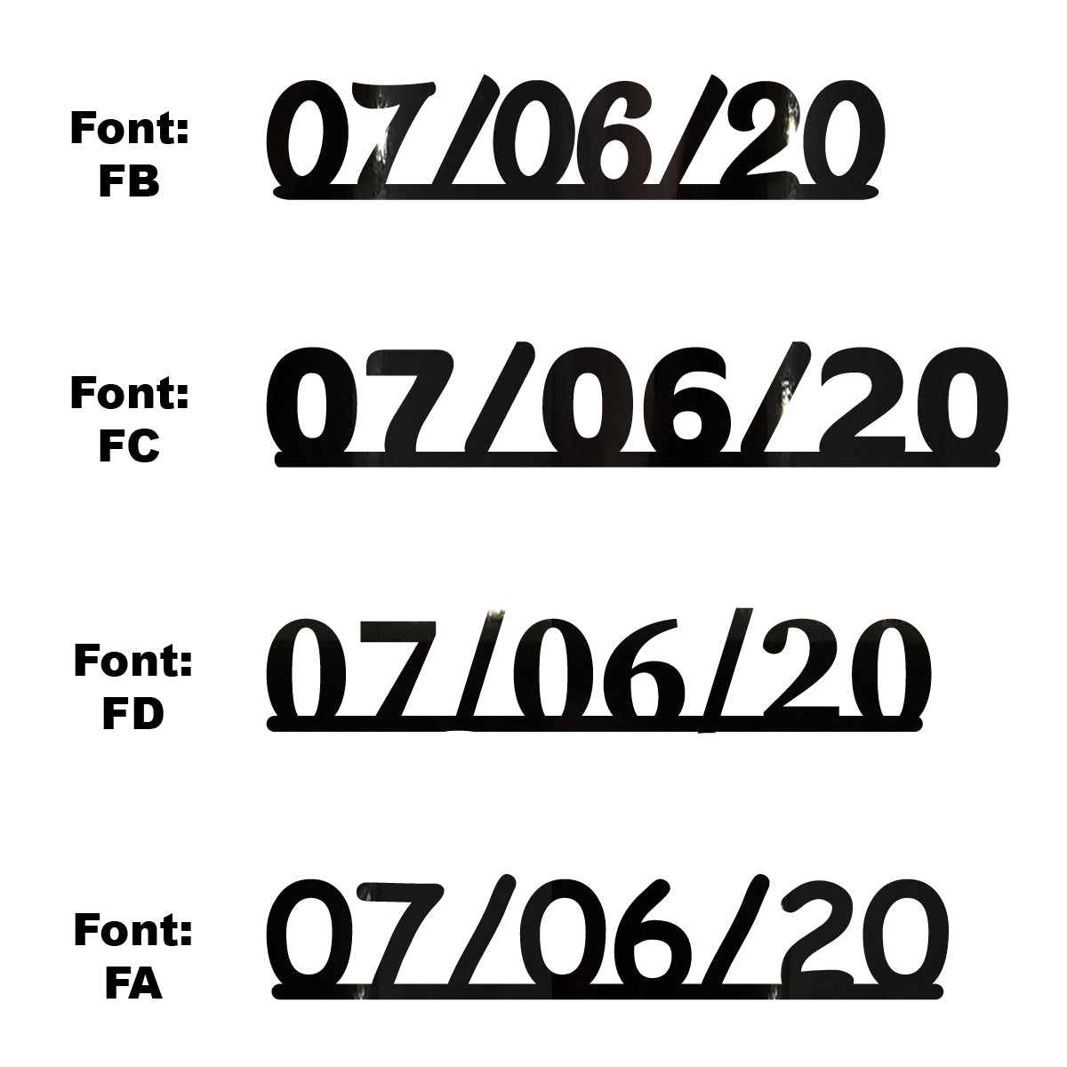 Custom-Fetti Date - 07/06/24 or 07/06/25  Black