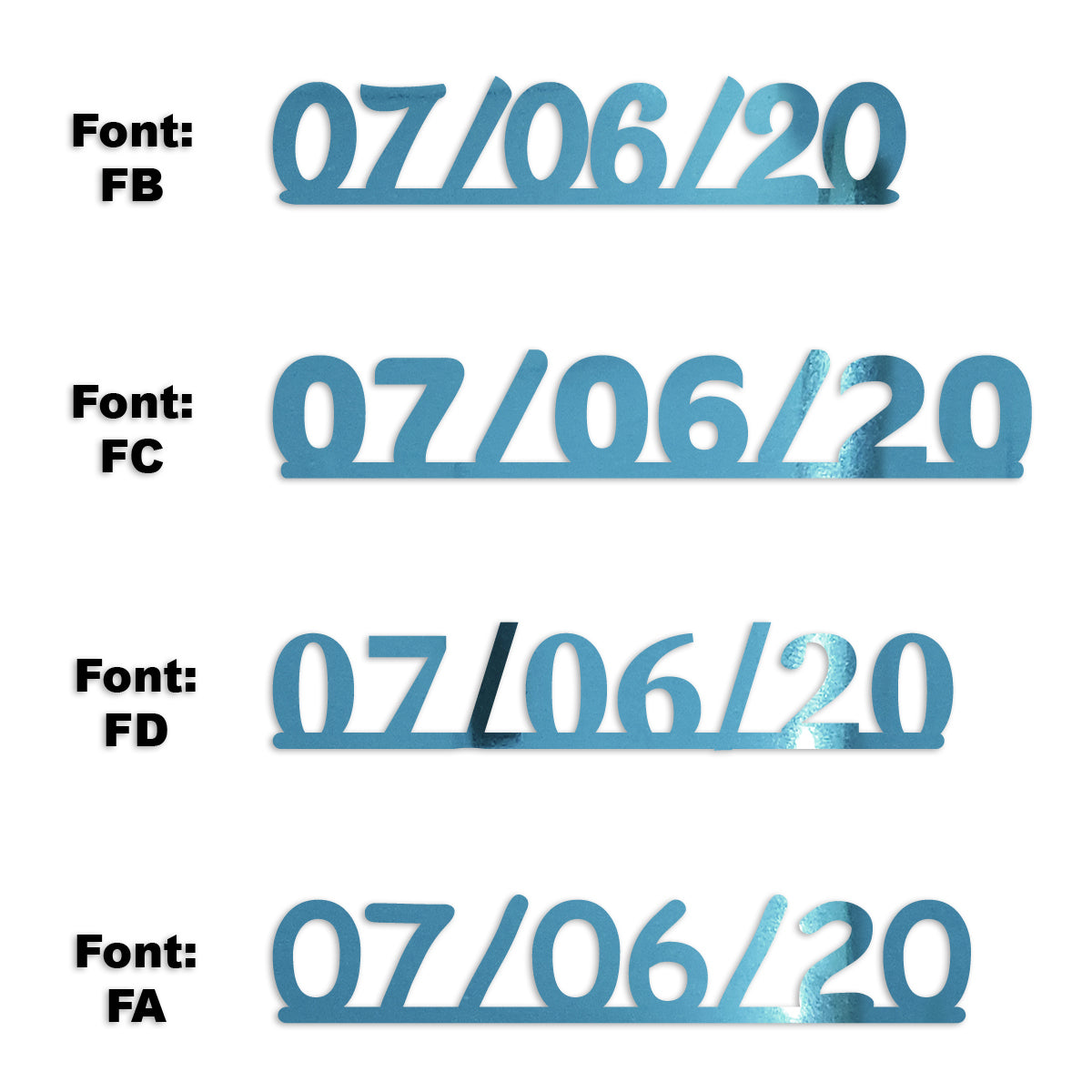 Custom-Fetti Date - 07/06/24 or 07/06/25  Blue Sky