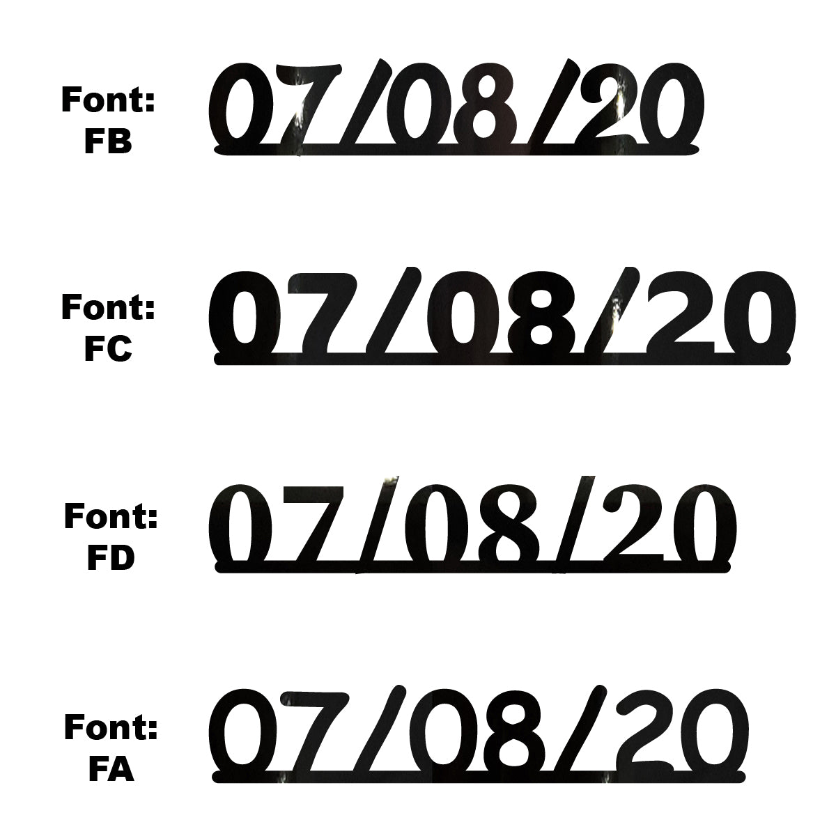 Custom-Fetti Date - 07/08/24 or 07/08/25  Black