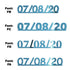 Custom-Fetti Date - 07/08/24 or 07/08/25  Blue Sky
