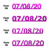 Custom-Fetti Date - 07/08/24 or 07/08/25  Fuchsia