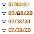 Custom-Fetti Date - 07/08/24 or 07/08/25  Orange