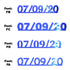 Custom-Fetti Date - 07/09/24 or 07/09/25  Blue Royal