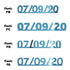 Custom-Fetti Date - 07/09/24 or 07/09/25  Blue Sky