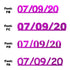 Custom-Fetti Date - 07/09/24 or 07/09/25  Fuchsia