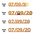 Custom-Fetti Date - 07/09/24 or 07/09/25  Orange