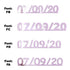 Custom-Fetti Date - 07/09/24 or 07/09/25  Pink