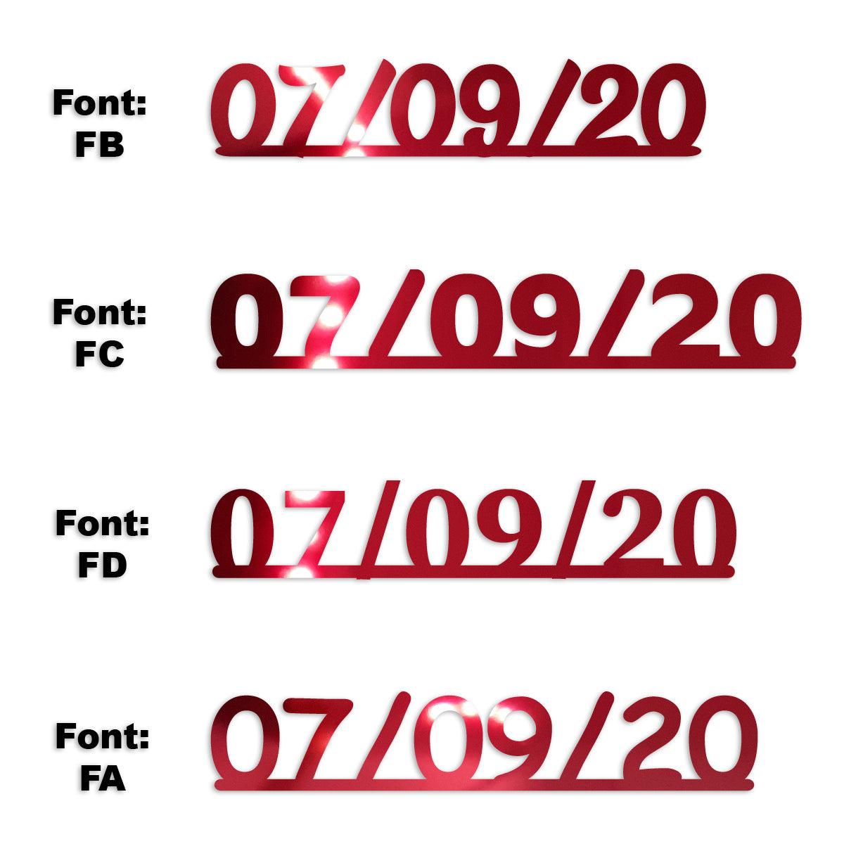 Custom-Fetti Date - 07/09/24 or 07/09/25  Red