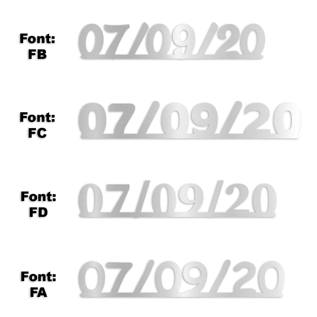 Custom-Fetti Date - 07/09/24 or 07/09/25  Silver