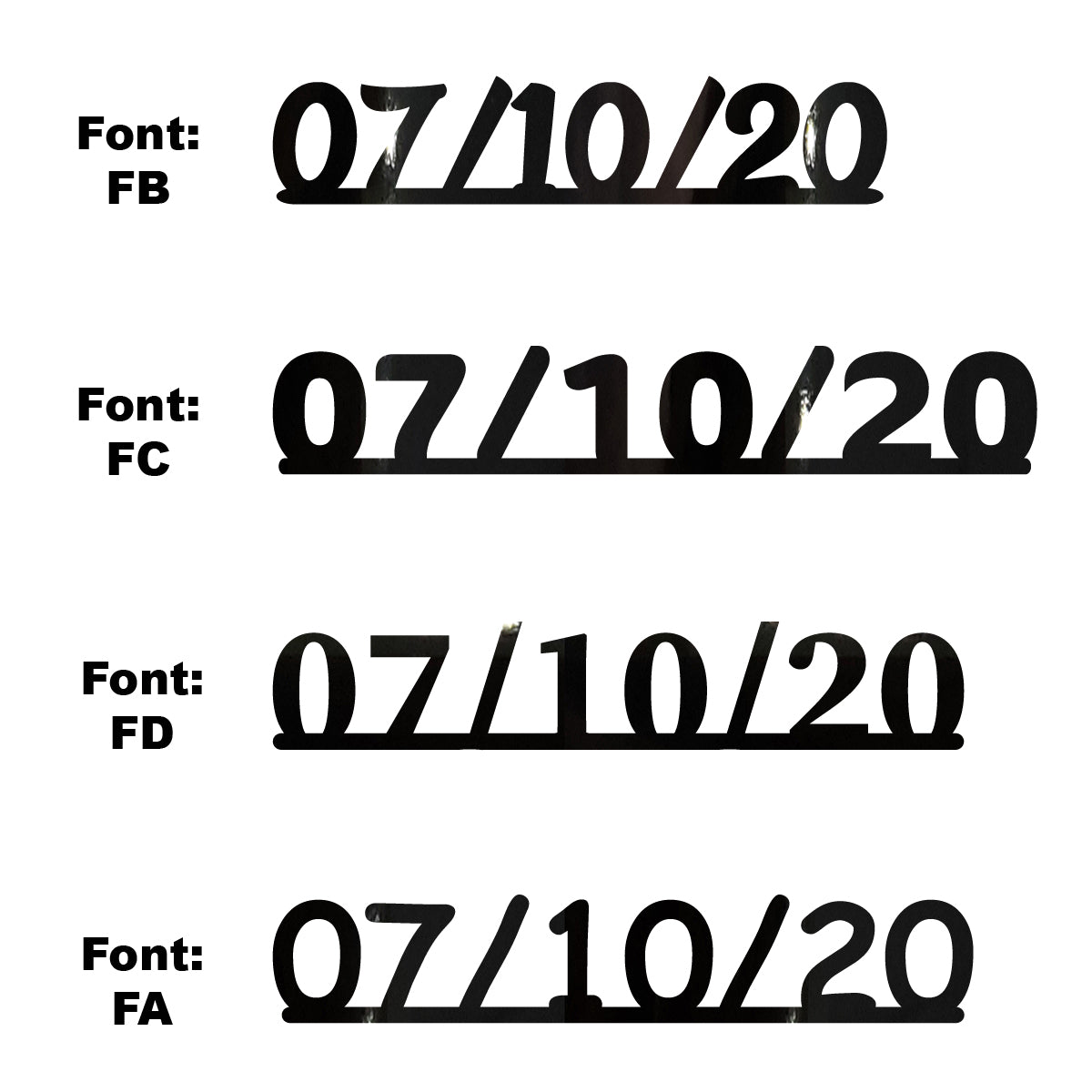 Custom-Fetti Date - 07/10/24 or 07/10/25  Black