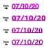 Custom-Fetti Date - 07/10/24 or 07/10/25  Fuchsia